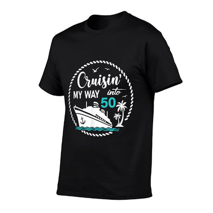 Cruising 50th Birthday  Durable T-Shirt