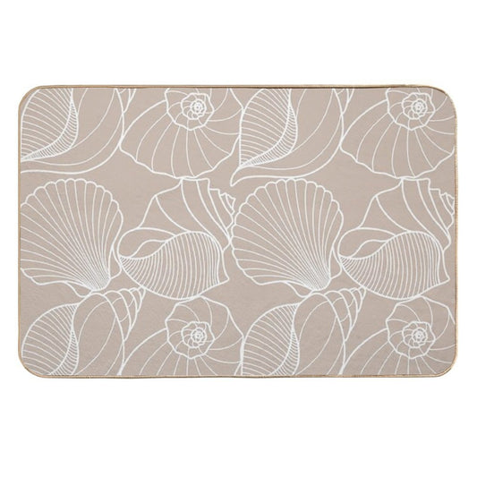 Bona Fide Beige by Sherwin Williams  Fade-Resistant Bath Mat