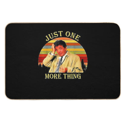 Music Vintage Just One More Thing Columbo Gift Music Fans  Easy Maintenance Bath Mat
