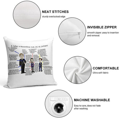 Line of Duty AC12 Guide Soft Shrink-Resistant Throw Pillow