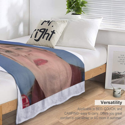 Tim And Eric News Shrink-resistant Throw Blanket