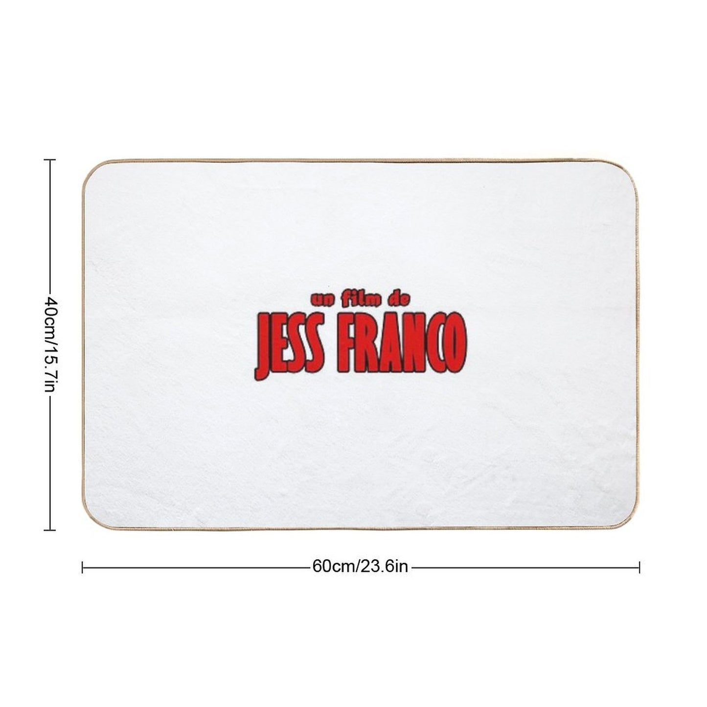 A Film by Jess Franco Durable Bath Mat