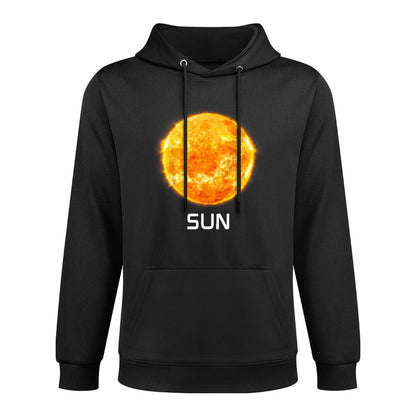 Solar System Planet Sun Outer Space Medium-Weight Fabric Hoodie