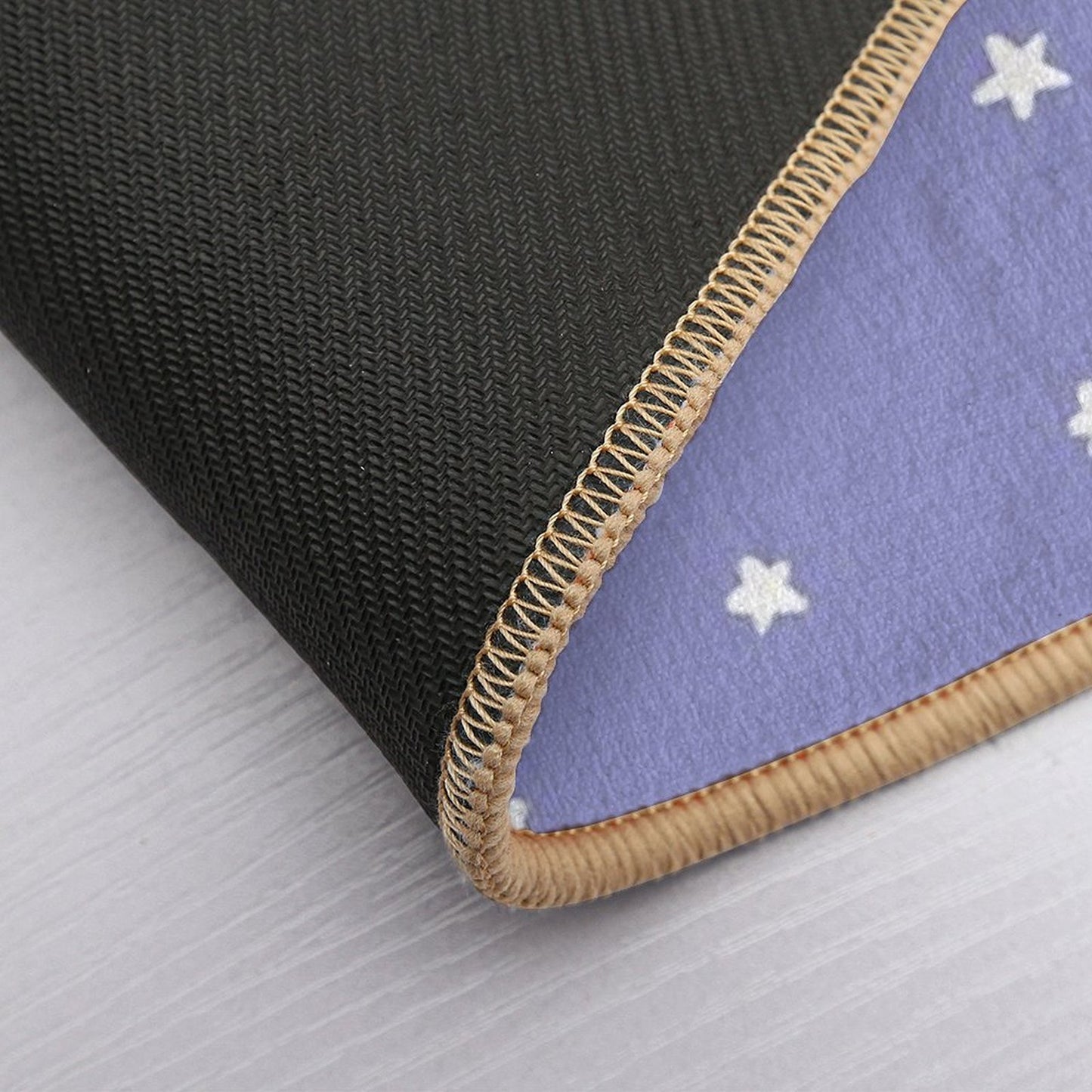 Violet Stars  Fade-Resistant Bath Mat