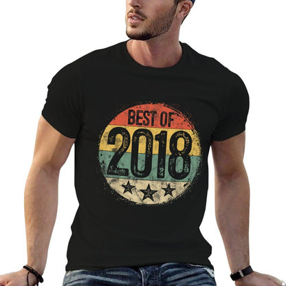 Best Of 2018 7th Birthday Gifts For Boy Girl 7 Year Old  Tagless Design T-Shirt