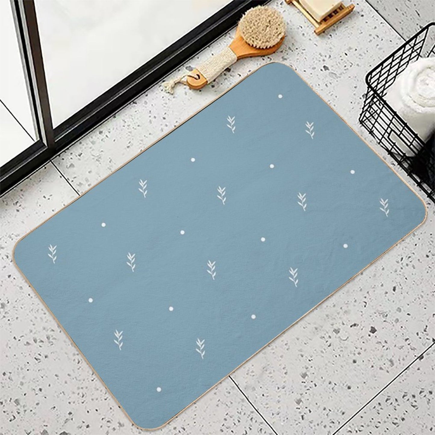 Royal Garden16  Repositionable Bath Mat