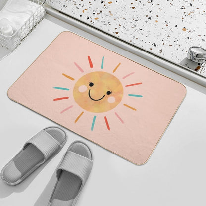 Happy Sunshine Durable Bath Mat
