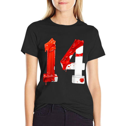 NUMBER 14 YEARS OLD 14TH BIRTHDAY  Lightweight T-Shirt