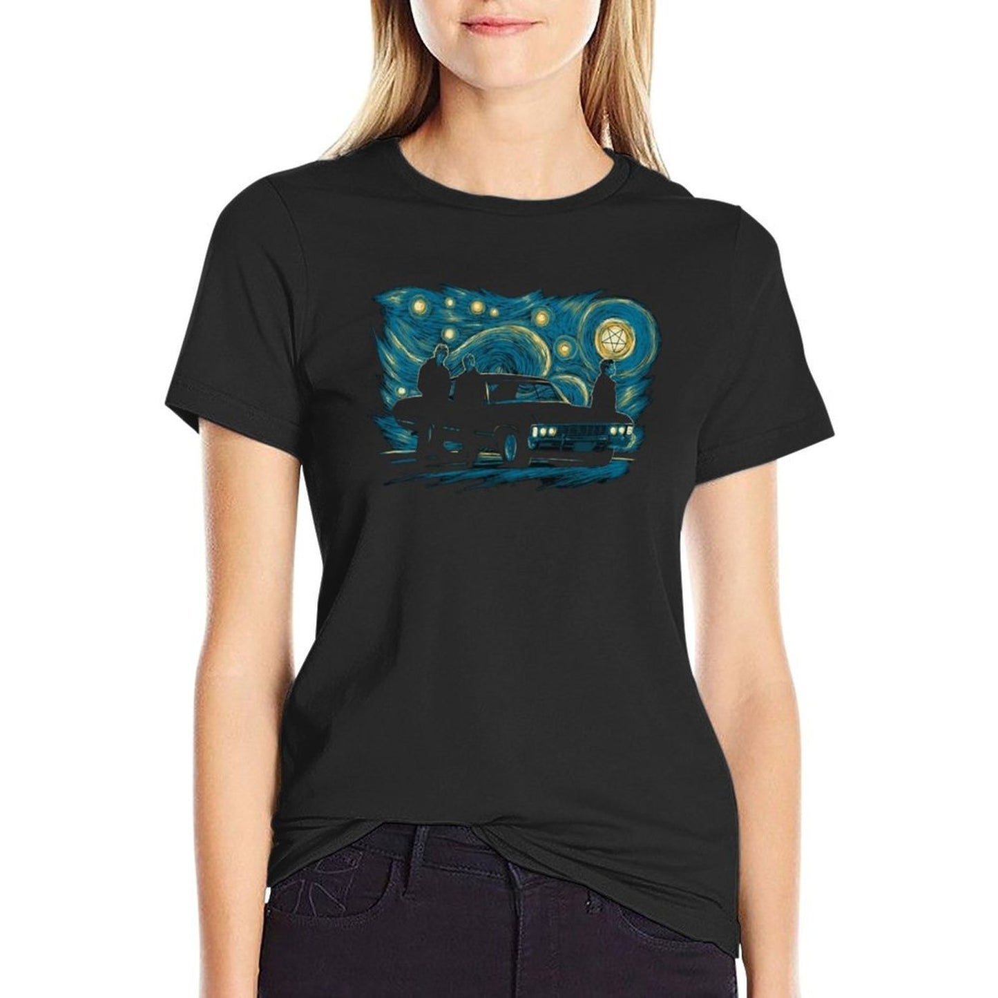 Supernatural Night  Cotton T-Shirt