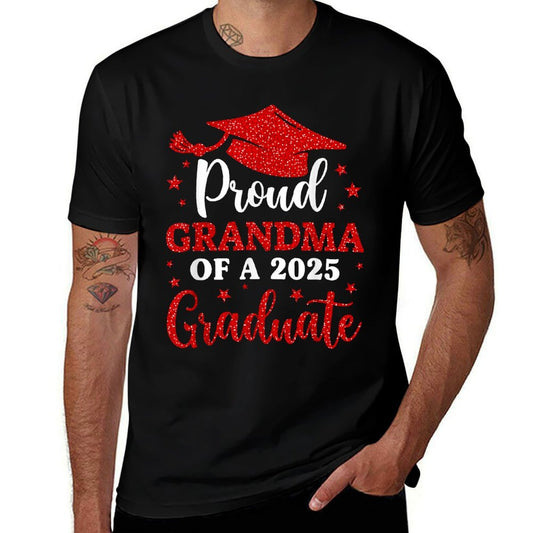 Proud Grandma of A 2025 Graduate Grandma Graduation 2025  Affordable Price T-Shirt