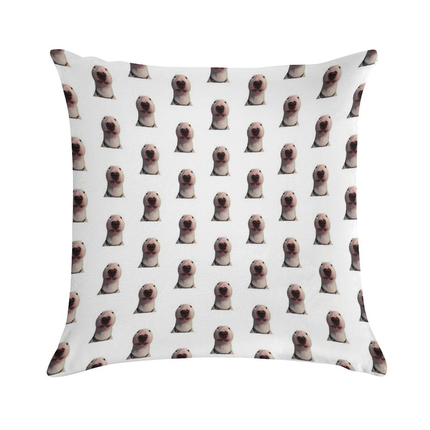 @PupperNelson Photo Meme Face Soft Skin-Friendly Throw Pillow