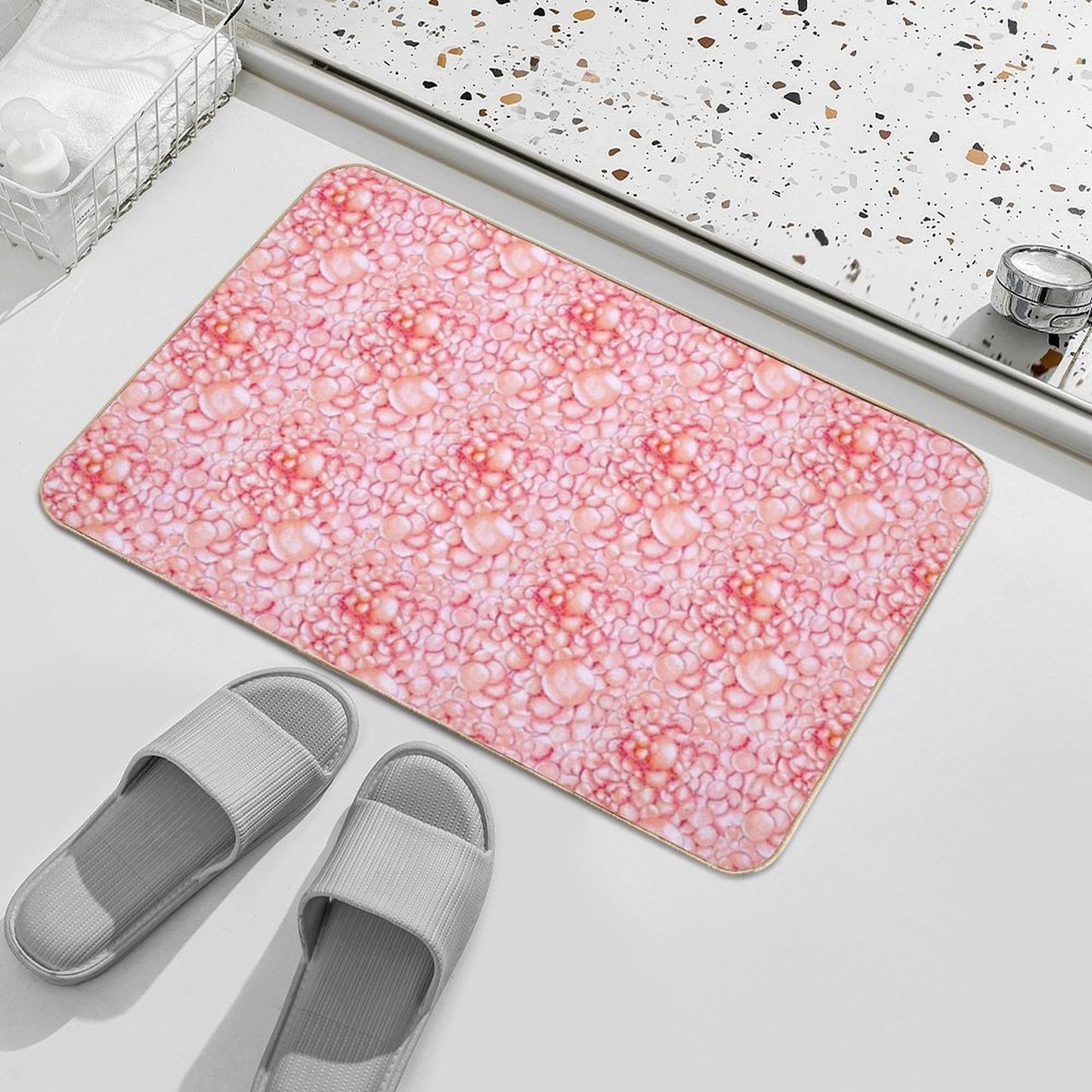 Bubblegum  Anti-Trip Bath Mat