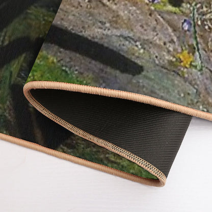 Derpaintings - Ophelia  Fade-Resistant Bath Mat