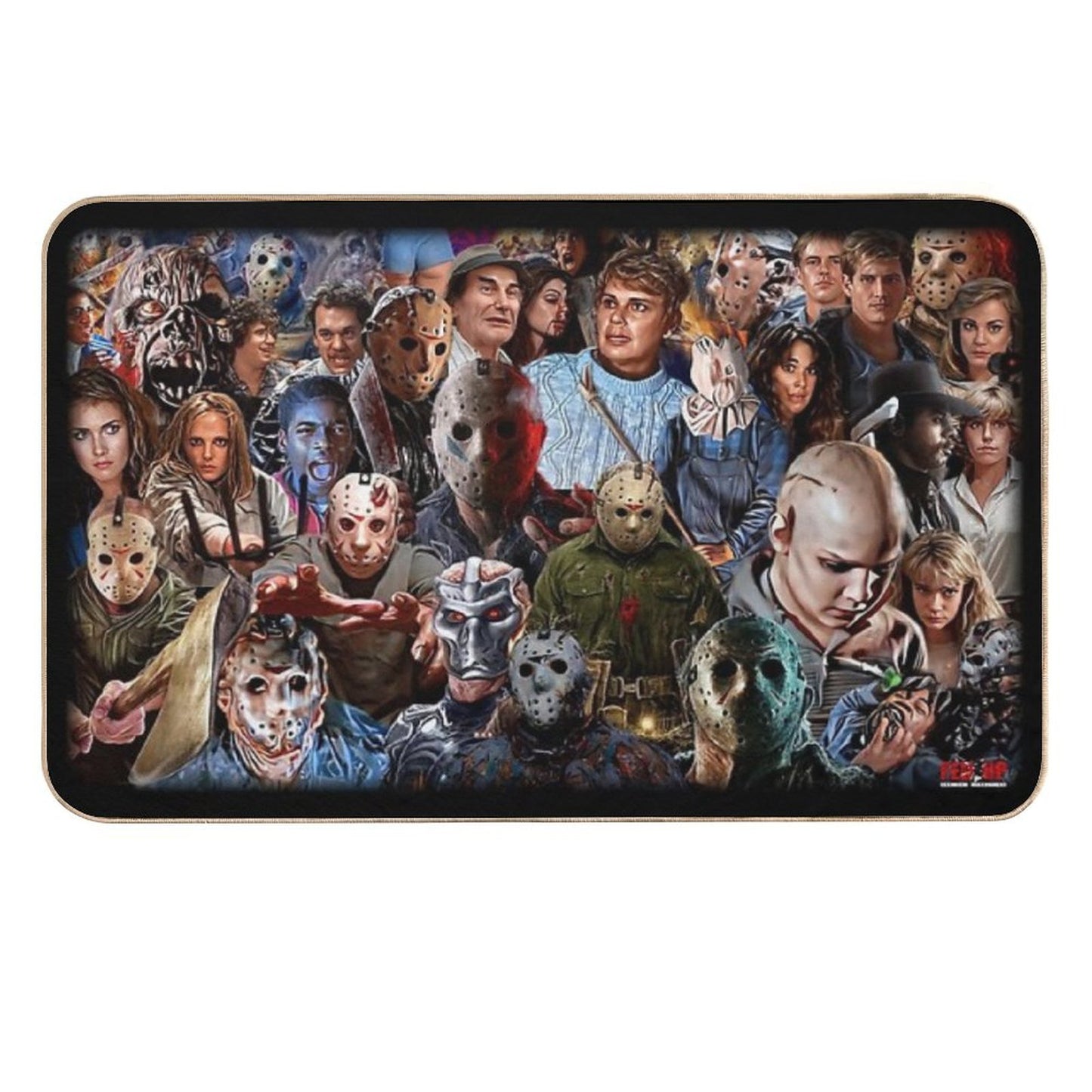 Friday The 13th Ultimate Collage  Pet-Safe Bath Mat