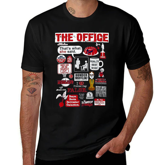 The Office Quote Mash-Up Vintage Funny Comfortable T-Shirt