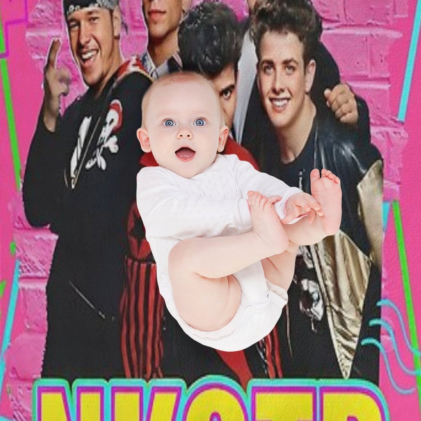 NKOTB - NEON Sustainable Throw Blanket
