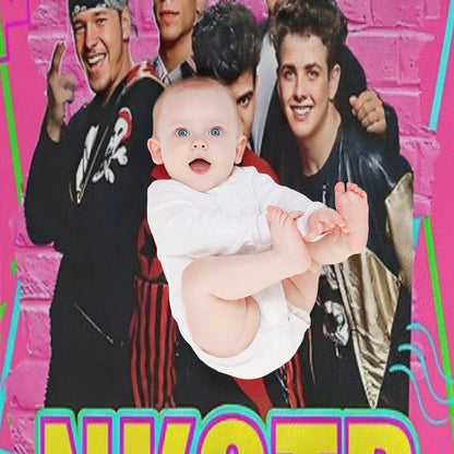 NKOTB - NEON Sustainable Throw Blanket