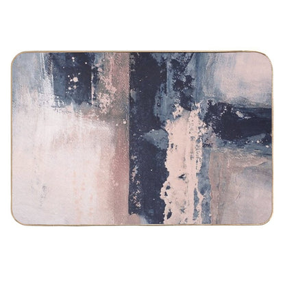 Horizontal Pink Navy  Multi-Purpose Bath Mat