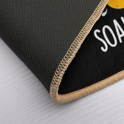 I Really Love You Soak Much Funny Sponge Puns (Dark BG)  Repositionable Bath Mat