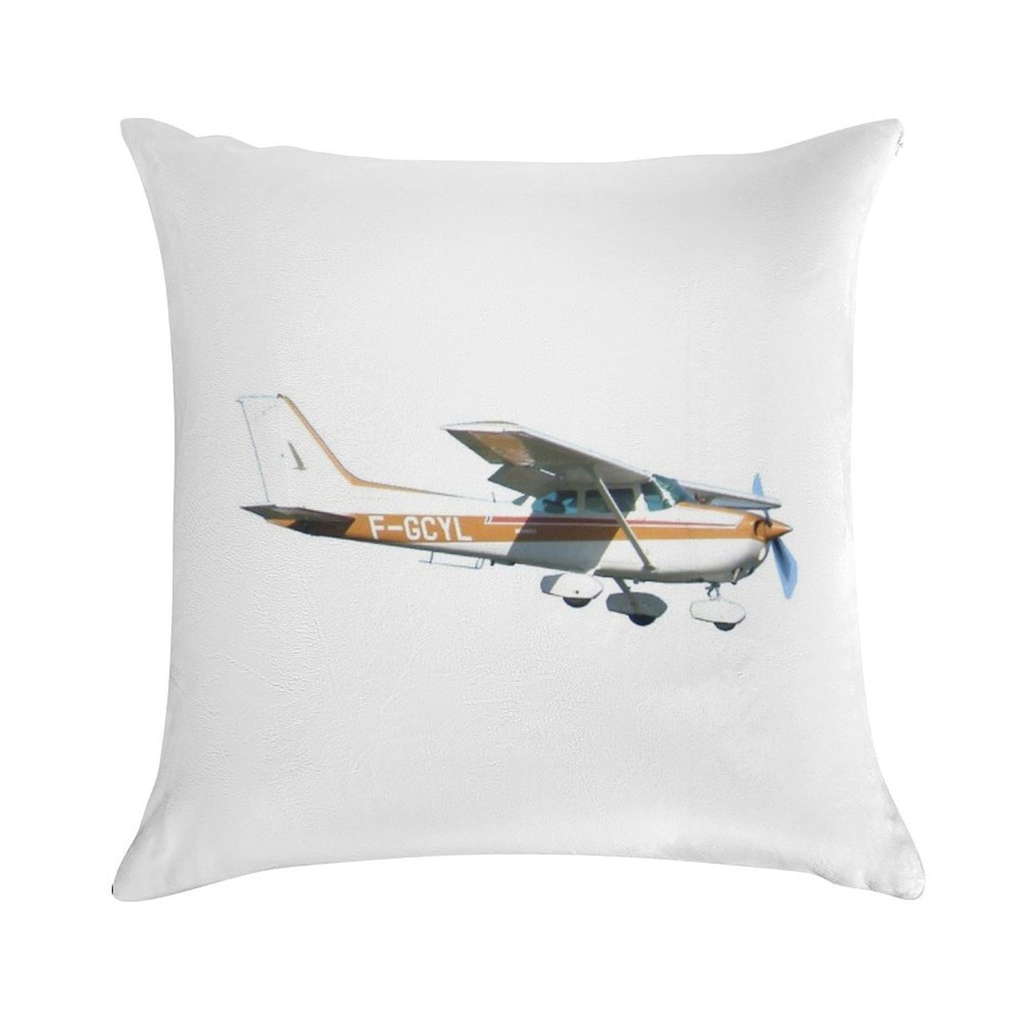 Cessna 172 Soft Easy Maintenance Throw Pillow