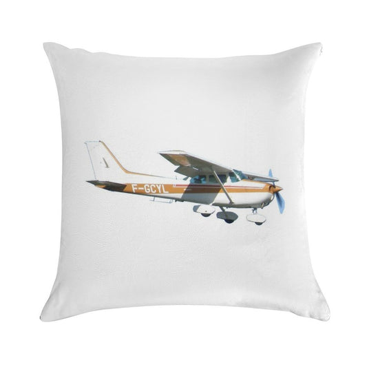 Cessna 172 Soft Easy Maintenance Throw Pillow