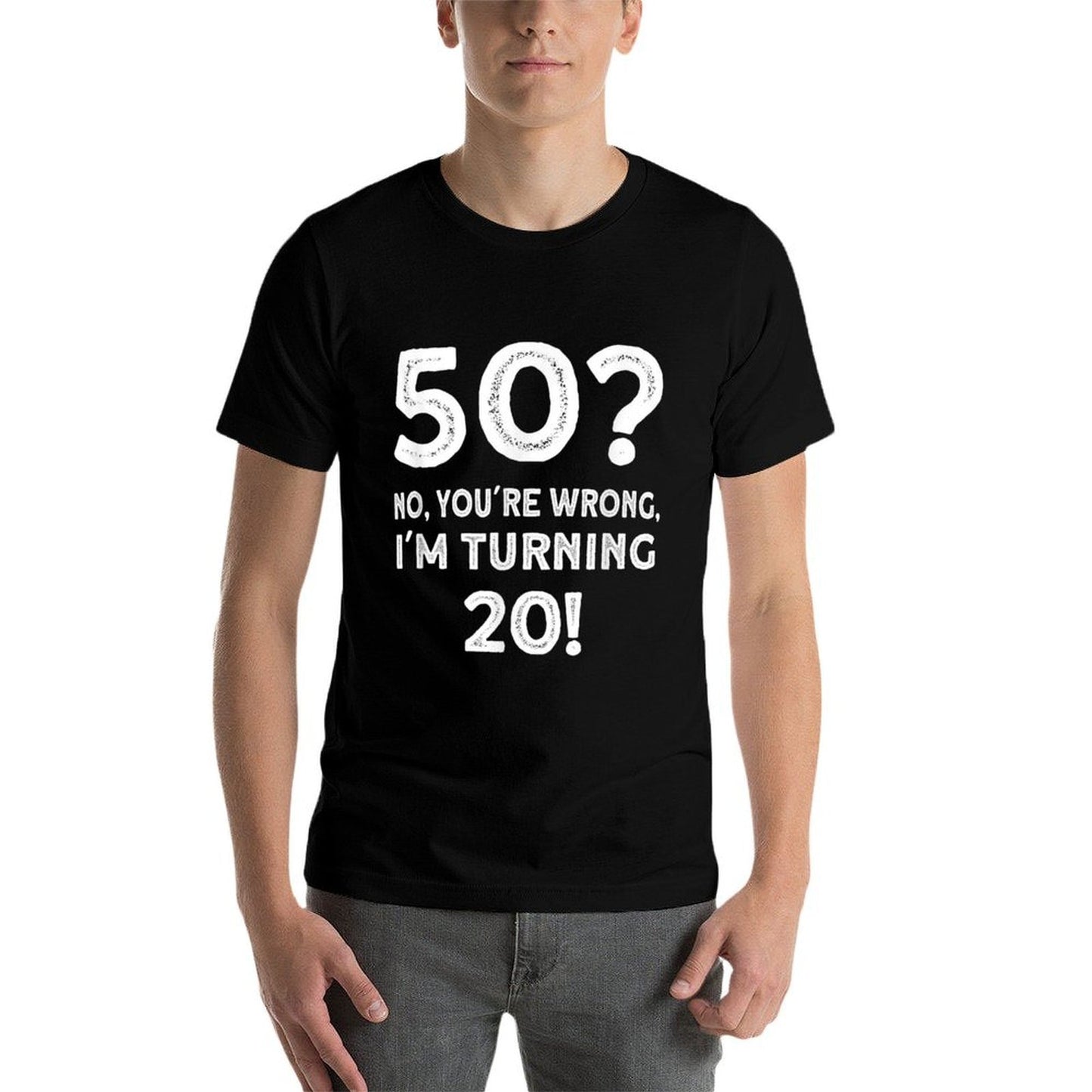 Funny 50th Birthday 50 Years Old  Cotton T-Shirt