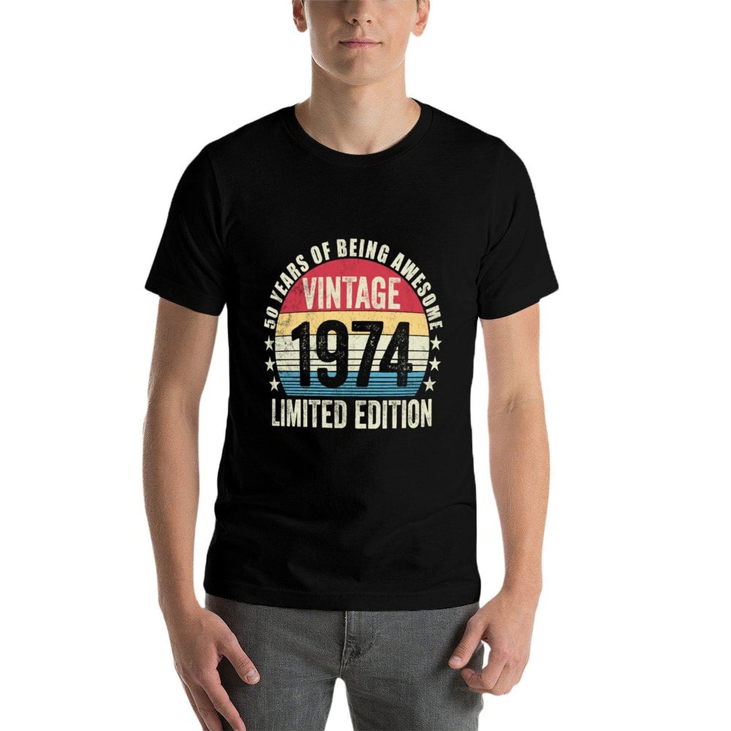 Vintage 1974 50th Birthday Limited Edition 50th Birthday  Lightweight T-Shirt