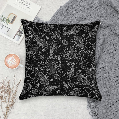 Witch Essentials Pattern Soft High-Density Material Throw Pillow