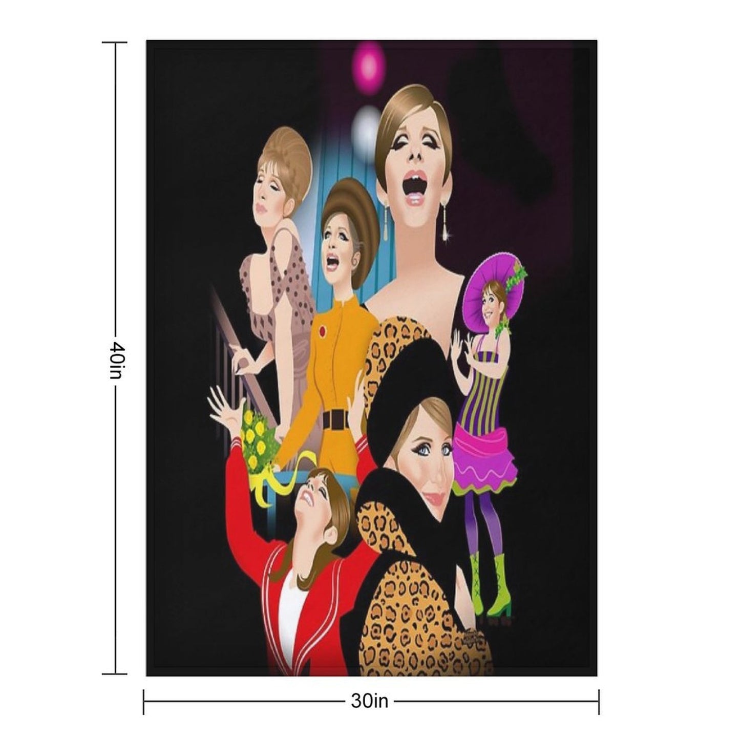 Funny Shrink-resistant Throw Blanket