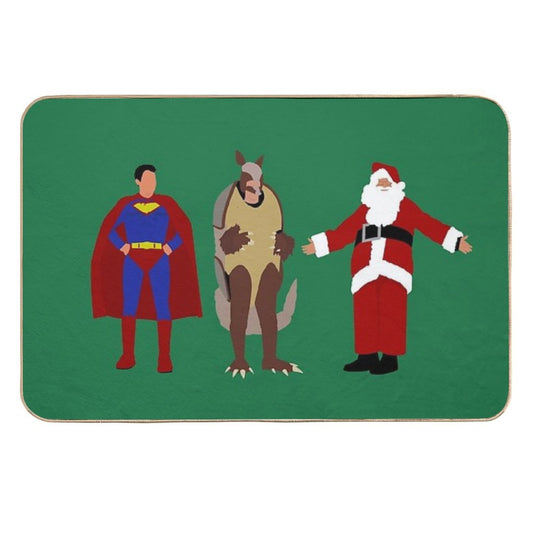 The Christmas Heroes  High-Traffic Bath Mat