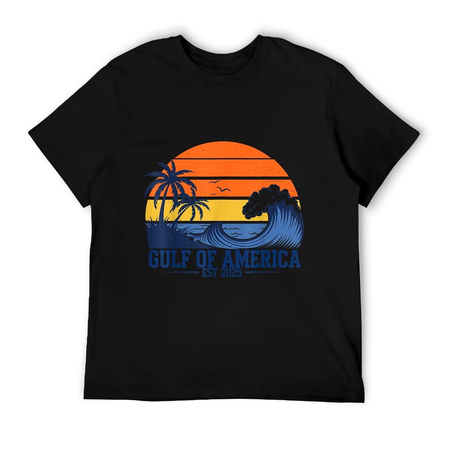 Retro Vintage Gulf Of US America 2025 American Gifts Moisture-wicking T-Shirt