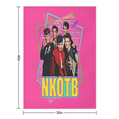NKOTB - NEON Sustainable Throw Blanket