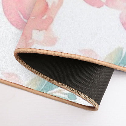 Peony Floral Print  Eco-Friendly Bath Mat