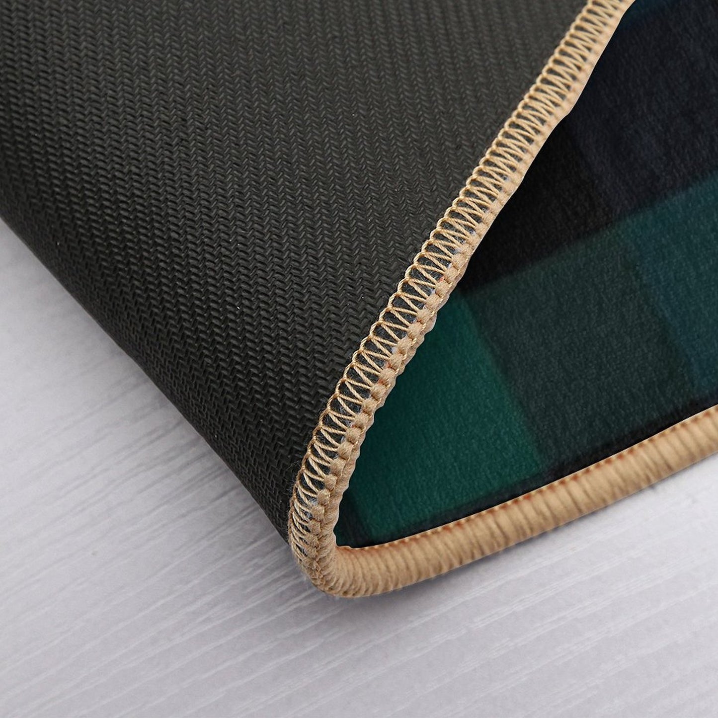 Black Watch Tartan Plaid Pattern  Multi-Purpose Bath Mat