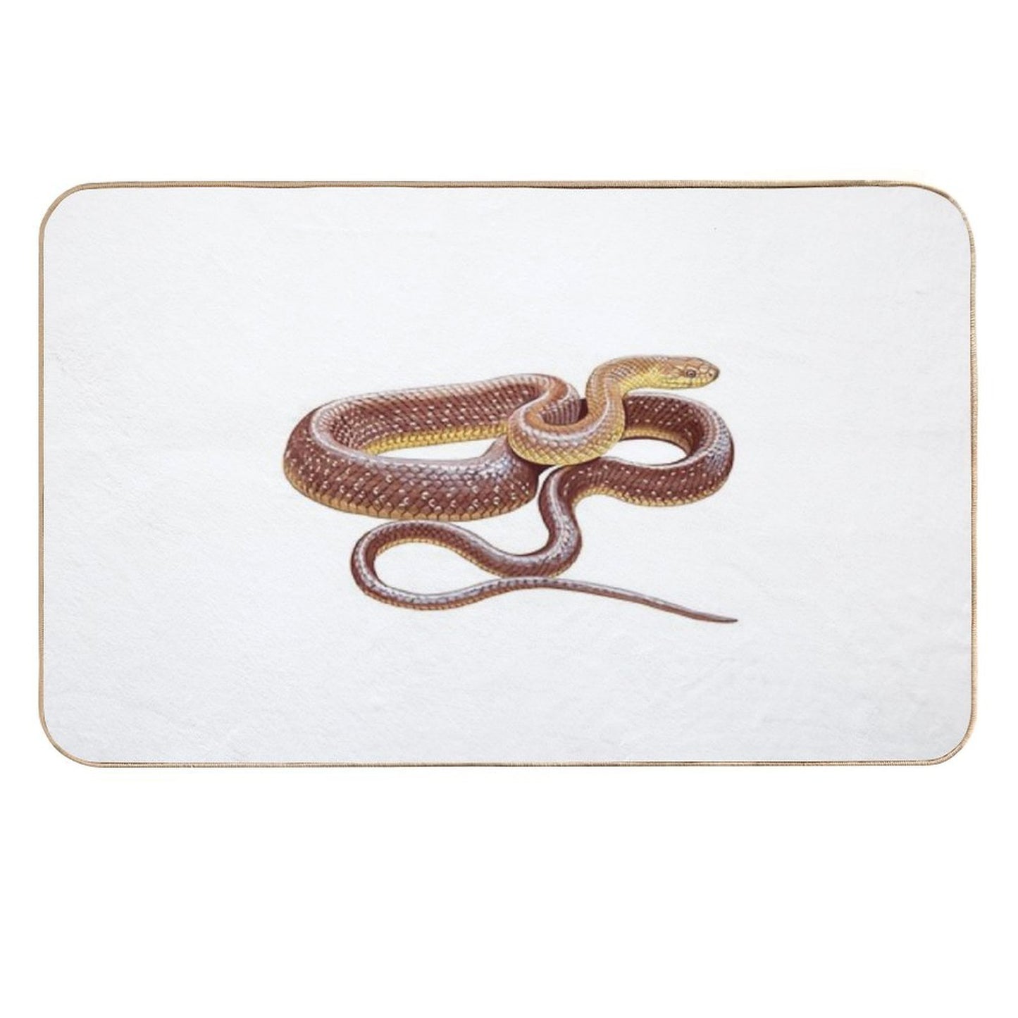 Aesculapian Snake  Anti-Trip Bath Mat