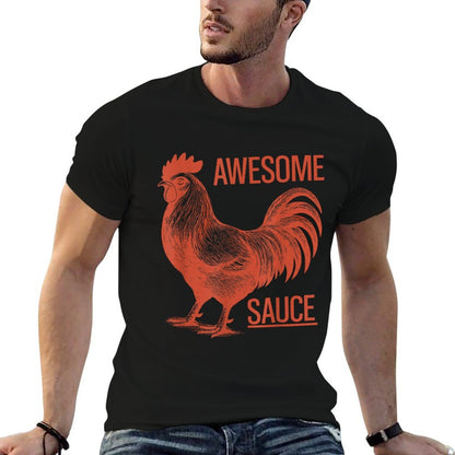 Awesome Sauce Rooster  Vintage-inspired T-Shirt