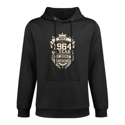 November 1964 60 Years Of Being Awesome Funny 60th Birthday Casual Wear Hoodie