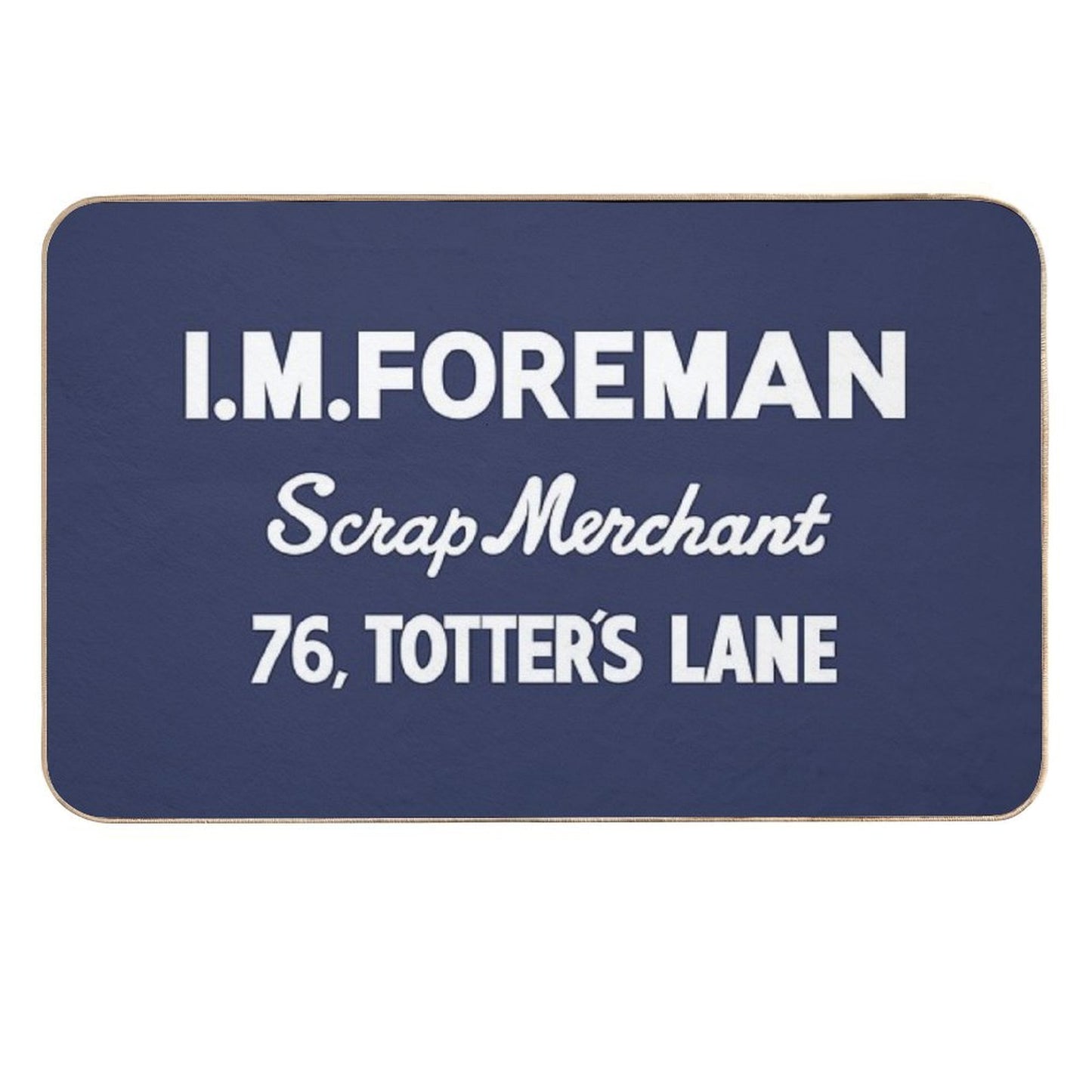 Totter's Lane (Clean)  Dirt-Trapping Bath Mat