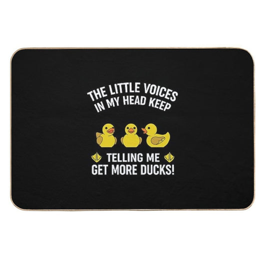 Funny Rubber Duck Quack Duck  Toxin-Free Bath Mat