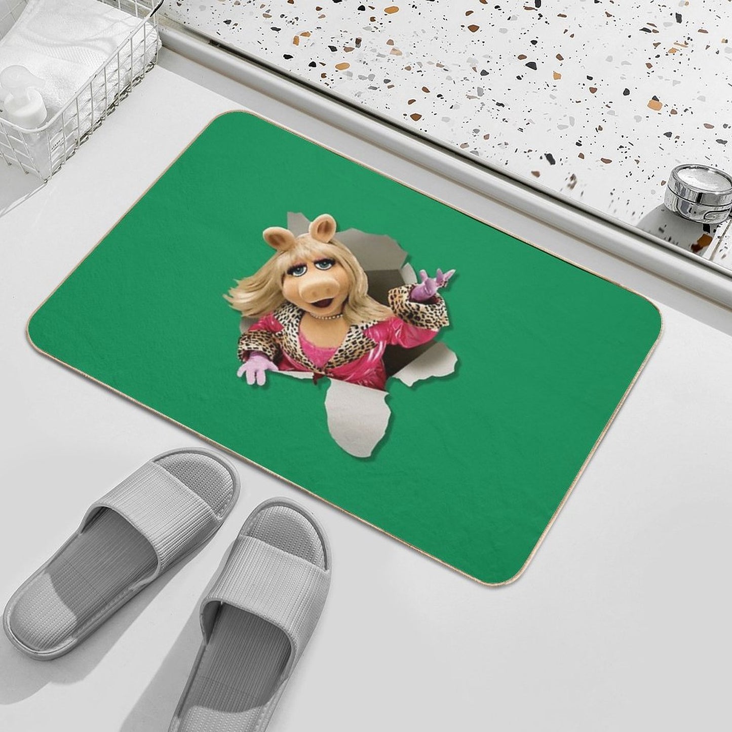 The Muppets Show Funny  Slip-Resistant Bath Mat
