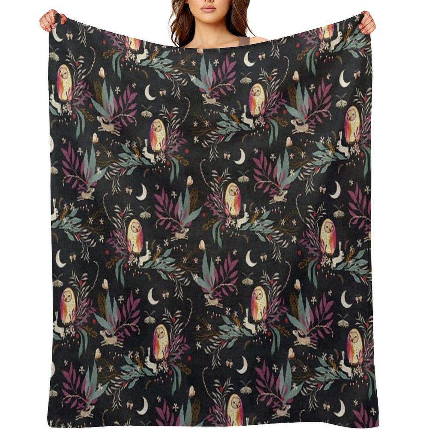 In The Night Garden Quick-dry Throw Blanket