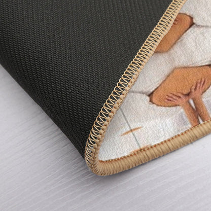 FUNNY AND EFFECTIVE LICENCED MASSAGE THERAPIST.  Absorbent Bath Mat