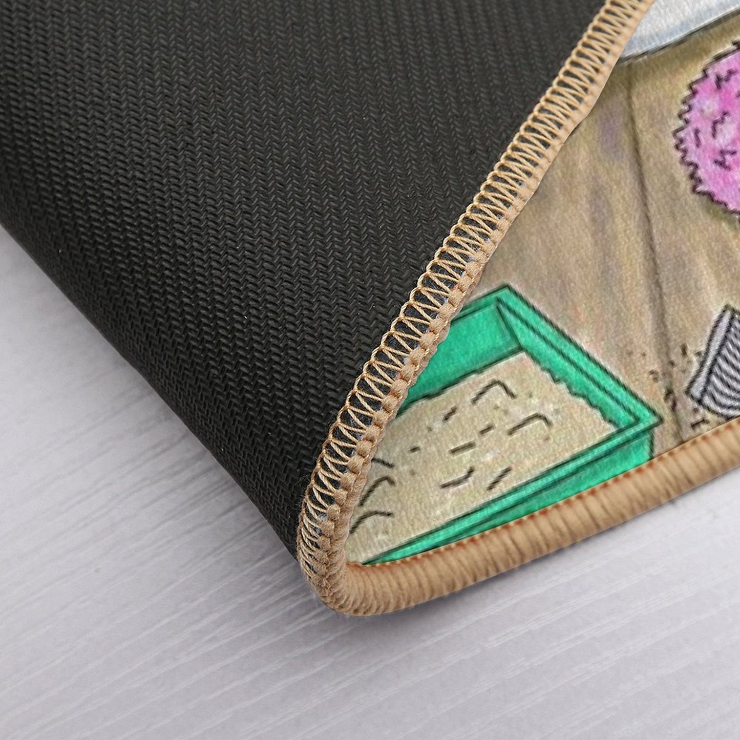 Funny Cat in Bath Cat 665  Easy Maintenance Bath Mat