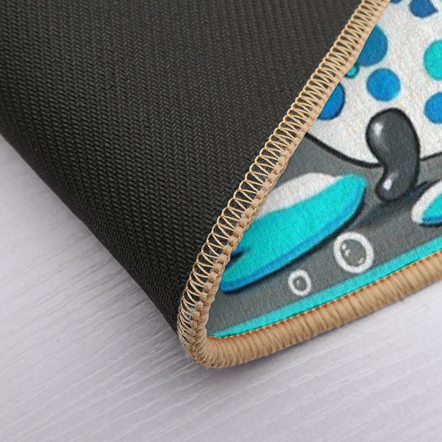 Baby Sheep Take A Bath  Fade-Resistant Bath Mat