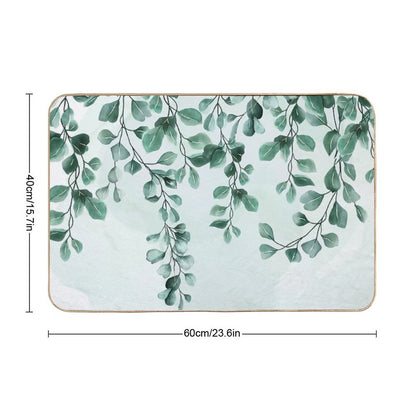 Plant Vines Durable Bath Mat