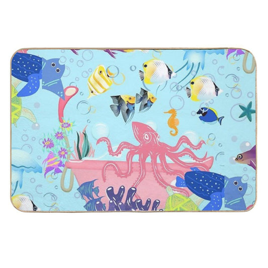 Salt Water Bath Time  High-Traffic Bath Mat