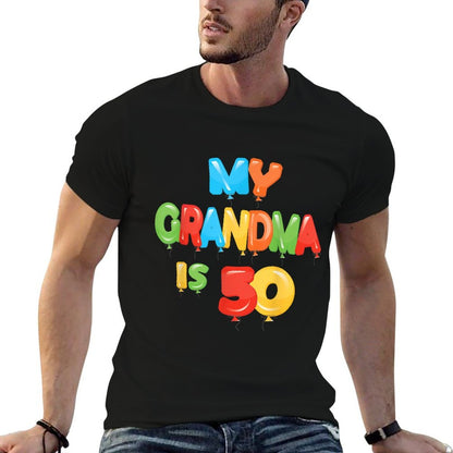 My Grandma Is 50 Years Old Granny 50th Birthday Idea For Her  Soft T-Shirt