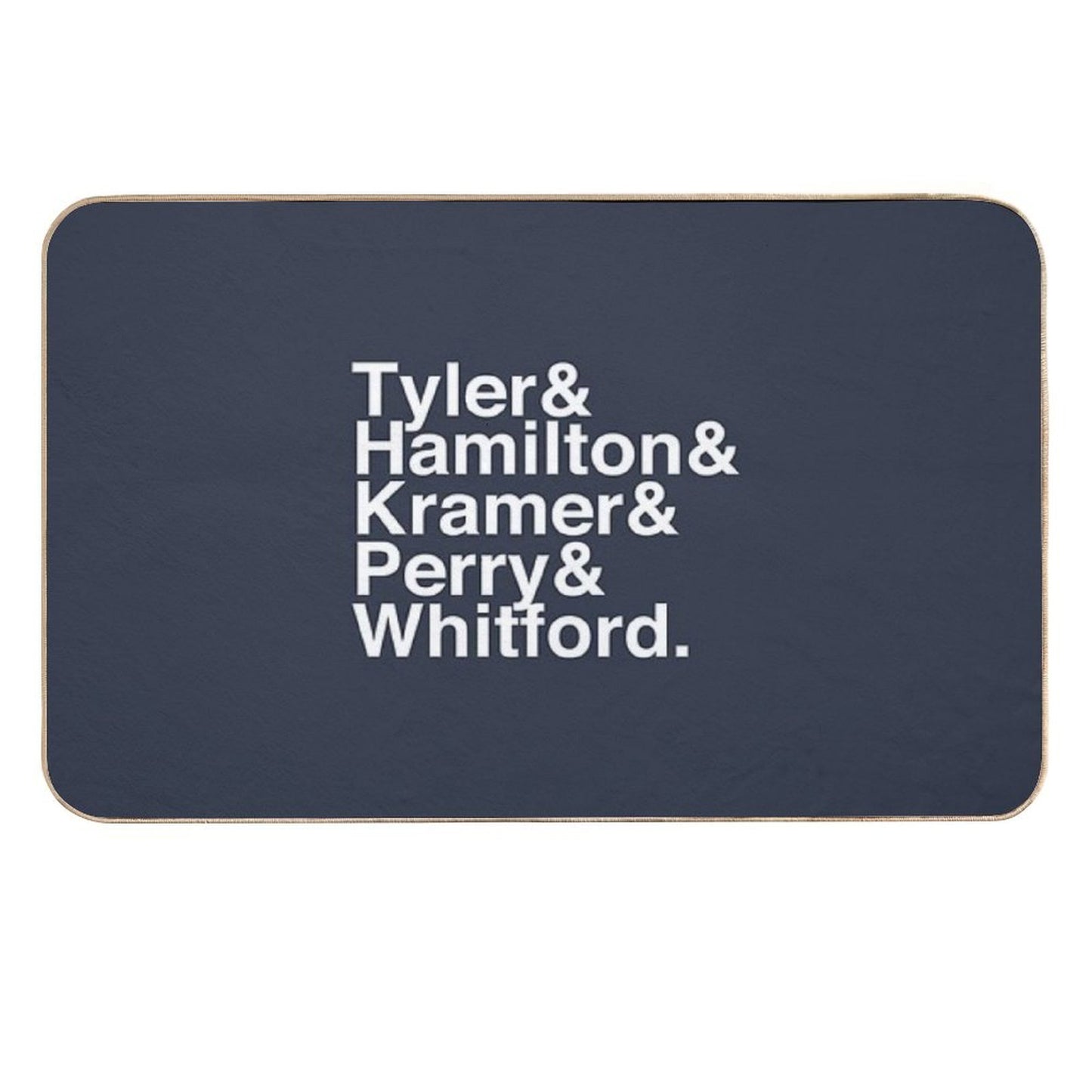 Aerosmith Band Members Typography Durable Bath Mat