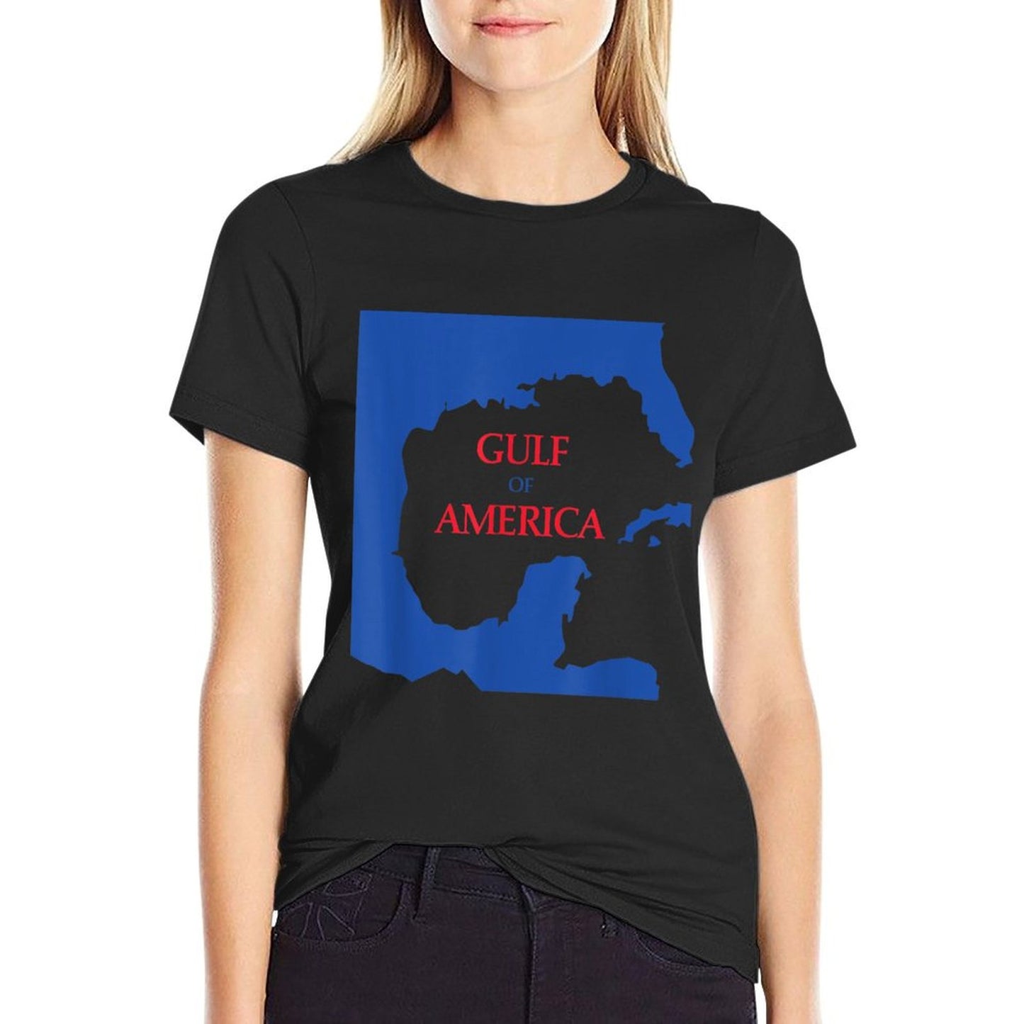Gulf of USA America Gulf of Mexico Stretchy T-Shirt