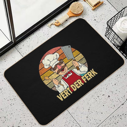 The Muppet Kitchen Swedish Chef  Dirt-Trapping Bath Mat